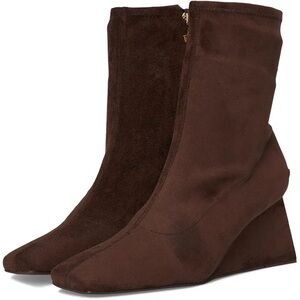 NWOT Circus by Sam Edelman Brown Suede Wedge Ankle Boots